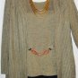 Women's Long Sleeve Sweater w/Attached Shell, Sz L, VANY, $13.99, Stylish