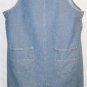 Women's Plus Size Long Blue Denim Jumper Dress, Sz 1X, Premier., $16.99, Cute
