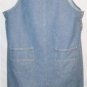 Women's Plus Size Long Blue Denim Jumper Dress, Sz 1X, Premier., $16.99, Cute