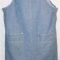 Women's Plus Size Long Blue Denim Jumper Dress, Sz 1X, Premier., $16.99, Cute