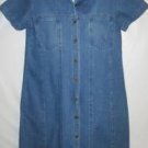 Women's Blue Short Sleeve Denim Dress, Sz L, Khakis., $15.99, Gorgeous
