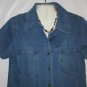 Women's Blue Short Sleeve Denim Dress, Sz L, Khakis., $15.99, Gorgeous