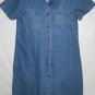 Women's Blue Short Sleeve Denim Dress, Sz L, Khakis., $15.99, Gorgeous