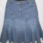 Women's Flared Blue Denim Skirt, Sz 14, Venezia, $17.99, Awesome!