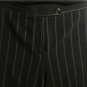 Women's Plus Size Black Pin-Stripe Pants, Sz.16W, White Stag, $11.99, Comfy Fit