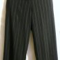 Women's Plus Size Black Pin-Stripe Pants, Sz.16W, White Stag, $11.99, Comfy Fit