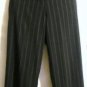 Women's Plus Size Black Pin-Stripe Pants, Sz.16W, White Stag, $11.99, Comfy Fit