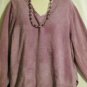 Women's Plus Size Long Sleeve Lavrnder Vee Neck Sweater, Sz 18/20, $13.99, Cute