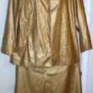 Women's Plus Size Faux Leather,"Pleather" Skirt Set, Mattina T, Sz 20, $29.99