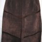Women's Plus Size Brown Suede Skirt Suit, Sz 18, Mattina J.. $44.99, Awesome
