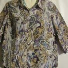 Women's Plus Size 3/4 Sleeve  Print Top, Sz 18W, Alia, $13.99, Awesome
