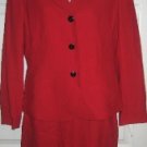 Women's Red  Career Business Skirt 2pc Sz 4, Kasper & Co for A.S.L, $18.99, Nice