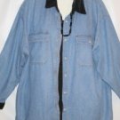 Women's Plus Size Long Sleeve Denim  Top, Forelli Jeans Wear, Sz 18/20, $12.99,