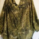Women's Plus Animal Print Blouse Top, Sz.3X, Roberta Di Castelli,  $14.99