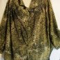 Women's Plus Animal Print Blouse Top, Sz.3X, Roberta Di Castelli, $14.99