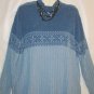 Women's Plus Size Blue Mock Turtleneck Sweater, Sz 2X, Sonoma, $12.99, Cute