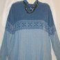 Women's Plus Size Blue Mock Turtleneck Sweater, Sz 2X, Sonoma, $12.99, Cute