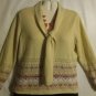 Women's Long Sleeve Ivory Sweater, Tiara International, Sz L, $13.99, Gorgeous