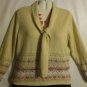 Women's Long Sleeve Ivory Sweater, Tiara International, Sz L, $13.99, Gorgeous