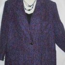 Women's Blue Purple Boucle Jacket, Gilmor, Sz 16,  $17.99, Great Buy, Nice