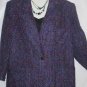 Women's Blue Purple Boucle Jacket, Gilmor, Sz 16,  $17.99, Great Buy, Nice