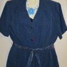 Women's Faux Suede Short Sleeve  Dress, Sz 16, White Stag, $15.99, Awesome