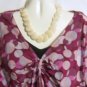 Women's Plus Size 3/4 Sleeve Print Top,Venezia, Sz 18/20, $12.99, Pretty