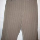 Women's Brown  Business Career Crop Pants, Sz 16, White Stag, $10.99, Great Buy