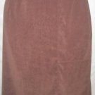 Women's Plus Size Brown FAux Suede Skirt, Sz 18W, Southern Lady, $13.99, Nice