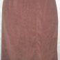 Women's Plus Size Brown FAux Suede Skirt, Sz 18W, Southern Lady, $13.99, Nice