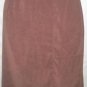 Women's Plus Size Brown FAux Suede Skirt, Sz 18W, Southern Lady, $13.99, Nice