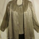 Women's Long Sleeve Gold Jacket  w/Attached Shell, R&M Richards, Sz 14, $17.99,