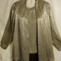Women's Long Sleeve Gold Jacket  w/Attached Shell, R&M Richards, Sz 14, $17.99,