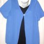 Women's Plus Size Blue   Knit Top, California Concepts,  Sz 2X, $14.99, Awesome