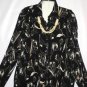 Women's Crinkle Print Blouse Top, George, Sz XL, $13.99, Gorgeous