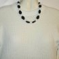 Women's Crew Neck White Knit Sweater, Sz L, Victoraia Dry Goods, $10.99, Comfy!