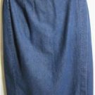 Women's Long Blue Denim Wrap Style Skirt, Sz 16, Bryn Connelly, $14.99