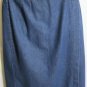 Women's Long Blue Denim Wrap Style Skirt, Sz 16, Bryn Connelly, $14.99