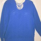 Women's Crew Neck Blue Sweater, Sz M, Eileen,  $10.99, Comfy & Warm