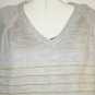 Men's Vee Neck Stripe Knit Sweater, Sz XL, Rob Winter, $10.99, Comfy!