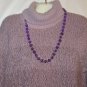 Women's Long Lavender Turtle Neck Knit Sweater, Norton McNaughton, Sz XL, $14.99