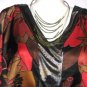 Women's Plus Size Print Blouse Top, Gold Flava, Sz 18, $12.99, Awesome Top