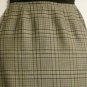 Women's Black Checked Print Wool Skirt, Sz 10, Jones New York, $14.99, Nice
