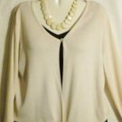 Women's Ivory White Knit Sweater, MB Designs, Sz L, $11.99, Great Style