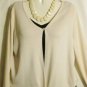Women's Ivory White Knit Sweater, MB Designs, Sz L, $11.99, Great Style
