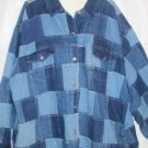 Women's Plus Size Patchwork Denim Jacket, Erica Brooke, Sz 34, $29.99, Awesome!