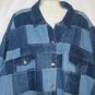 Women's Plus Size Patchwork Denim Jacket, Erica Brooke, Sz 34, $29.99, Awesome!
