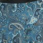 Women's Long Blue Paisly Print Skirt, Sz.12, Worthington, $14.99, Classy