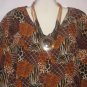 Women's Plus Size Print Blouse Top, Jaclyn Smith, Sz 24W $13.99, Awesome Top