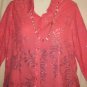 Women's Long Sleeve Blouse Top, Sag Harbor, Sz 14P, $13.99, Must See